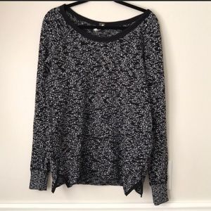New Free People black and white sweater